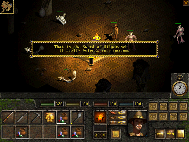 Dark Secrets of Africa (Windows) screenshot: Indiana Jones vibe is really strong in this game.