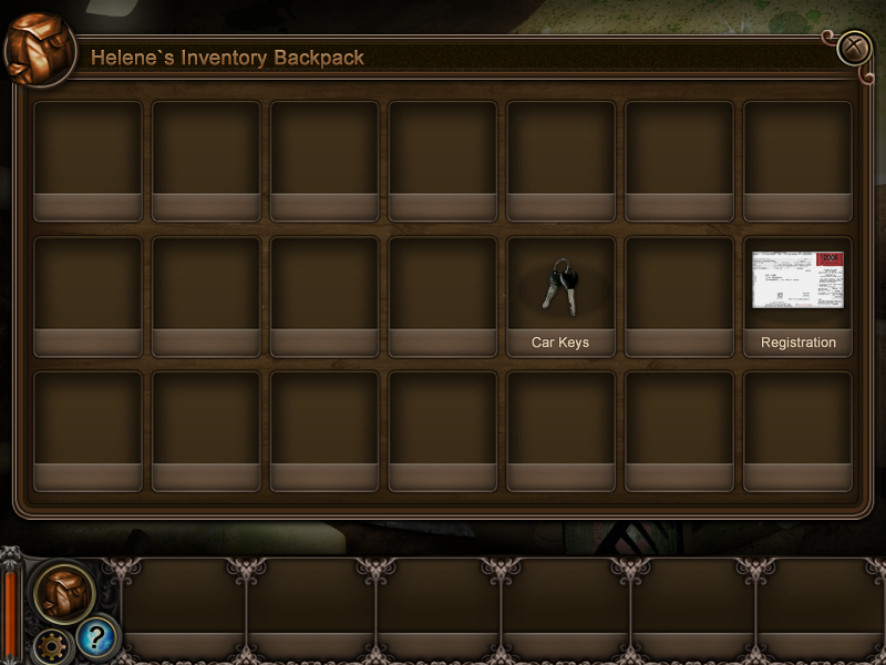 Trapped: The Abduction (Windows) screenshot: Inventory