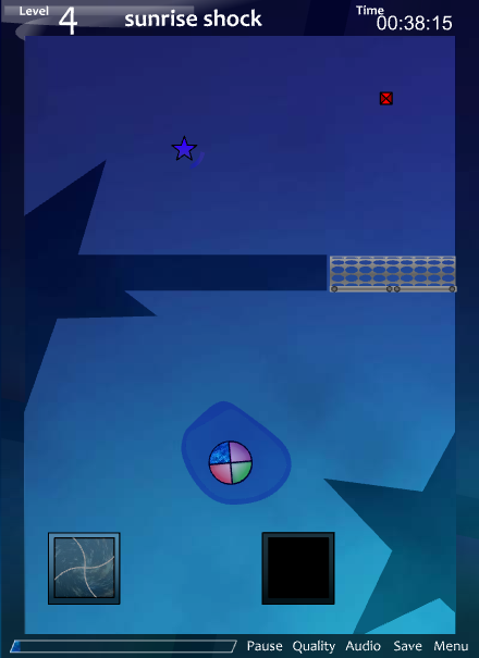 Ball Revamped 5: Synergy (Browser) screenshot: Level 4: there are portals that do not lead to the next level.