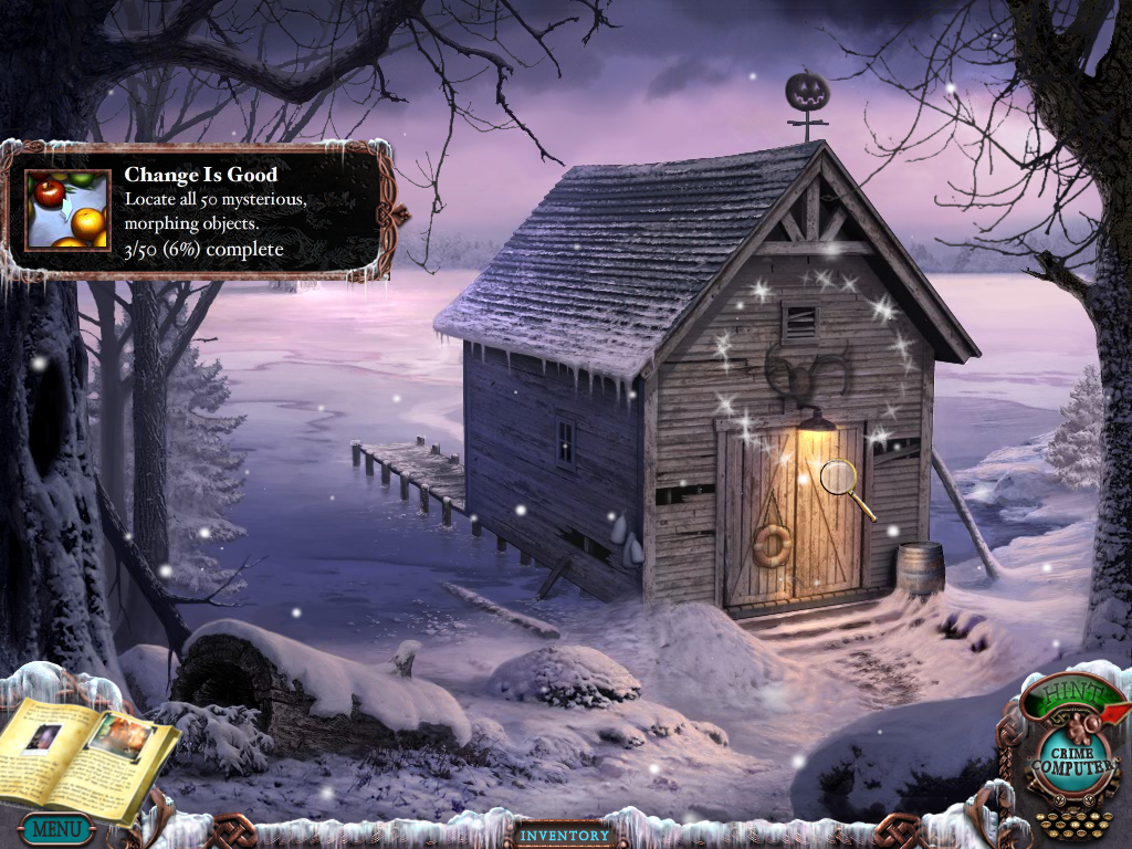 Mystery Case Files: Dire Grove (Collector's Edition) (Windows) screenshot: One of the morphing objects on the boathouse.