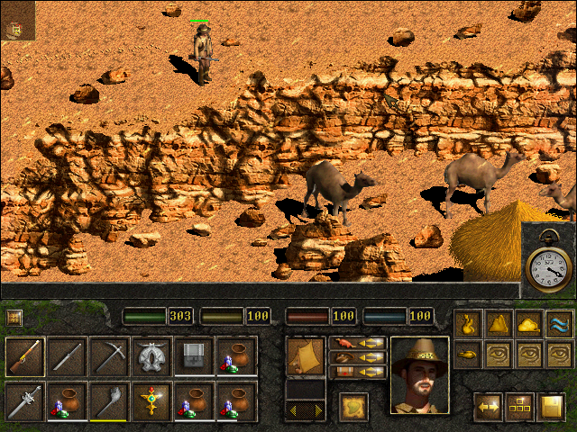 Dark Secrets of Africa (Windows) screenshot: Unfortunately, you can't ride camels in this game.