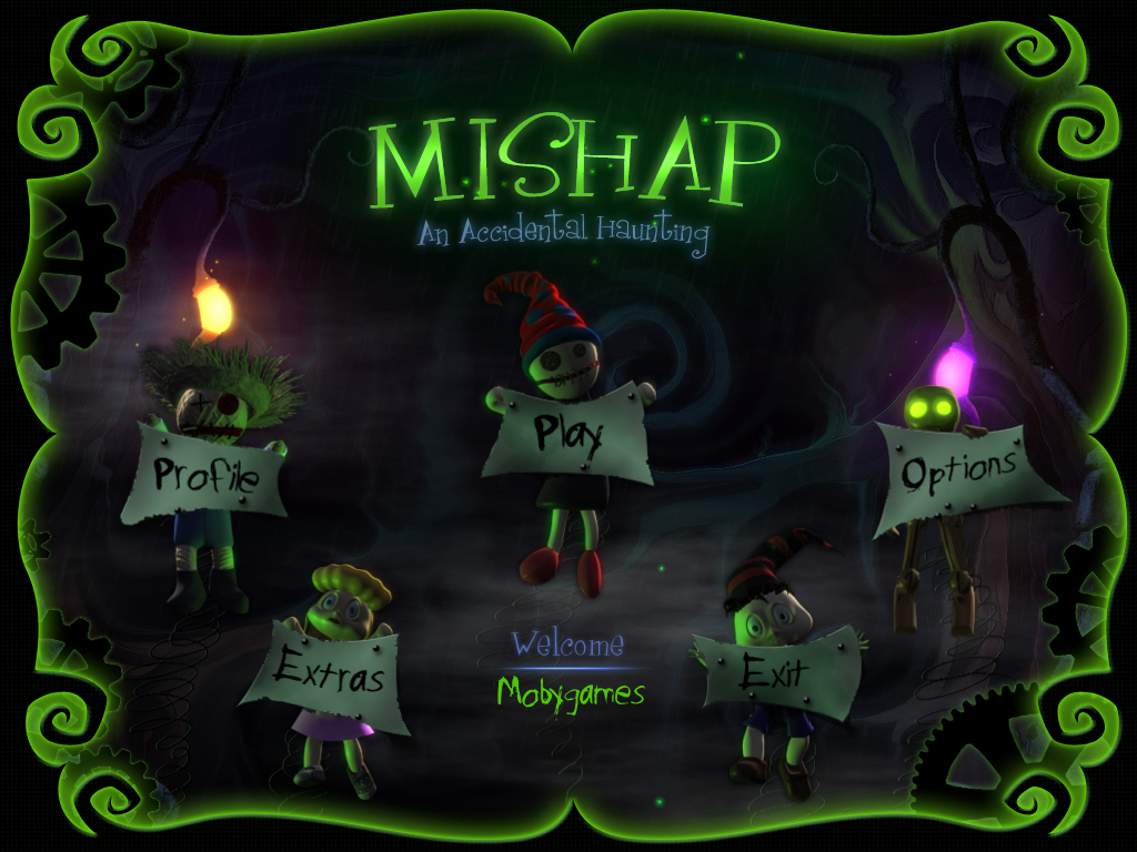 Mishap: An Accidental Haunting (Windows) screenshot: Main menu