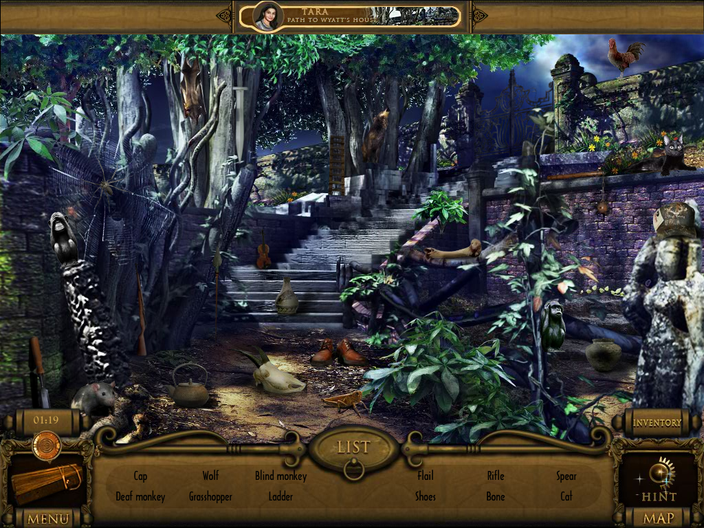 The Dark Hills of Cherai (Windows) screenshot: Game start