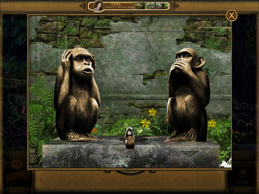 The Dark Hills of Cherai (Windows) screenshot: A simple puzzle