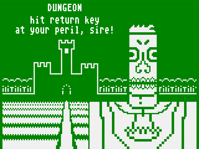 Dungeon (Windows) screenshot: Game opening