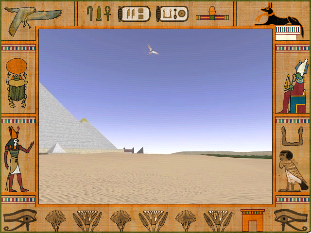 Nile: An Ancient Egyptian Quest (Windows) screenshot: Your transport to Saqqara