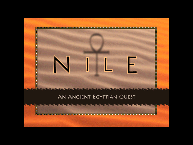 Nile: An Ancient Egyptian Quest (Windows) screenshot: Title screen