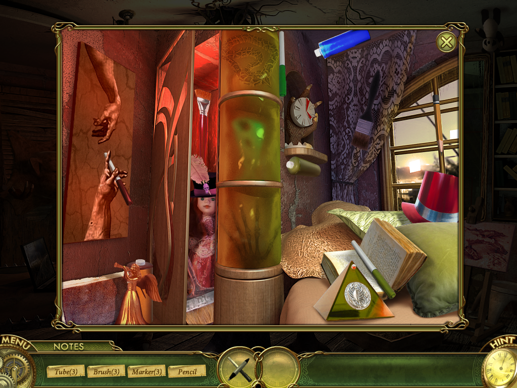 The Otherside: Realm of Eons (Windows) screenshot: Searching for drawing tools.