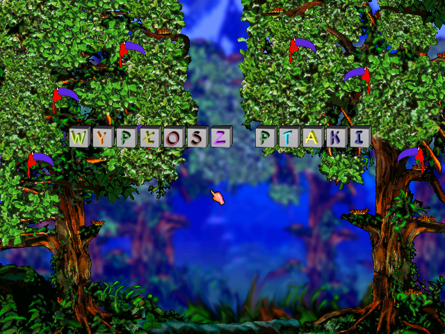 Leo the Lion's Puzzles (Windows) screenshot: Our first task: "Scare the birds away"