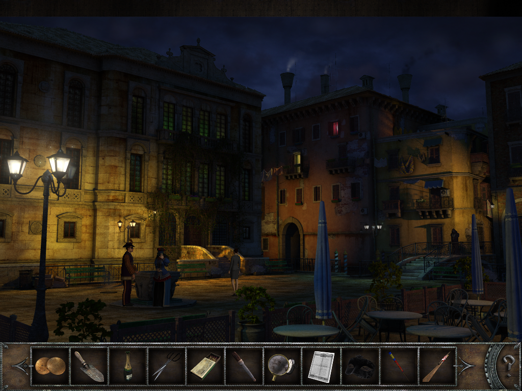 Chronicles of Mystery: The Tree of Life (Windows) screenshot: Venice - Square