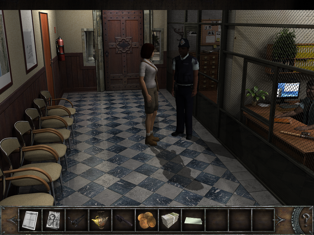 Chronicles of Mystery: The Tree of Life (Windows) screenshot: Gibraltar - Police station