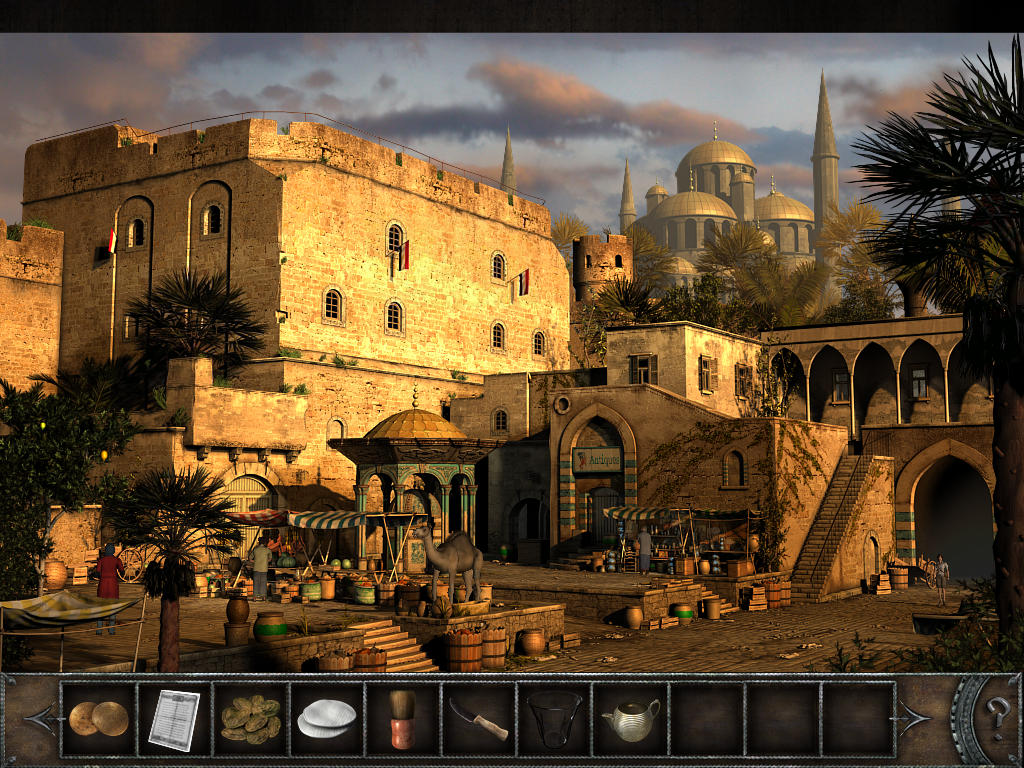 Chronicles of Mystery: The Tree of Life (Windows) screenshot: Cairo - Well square