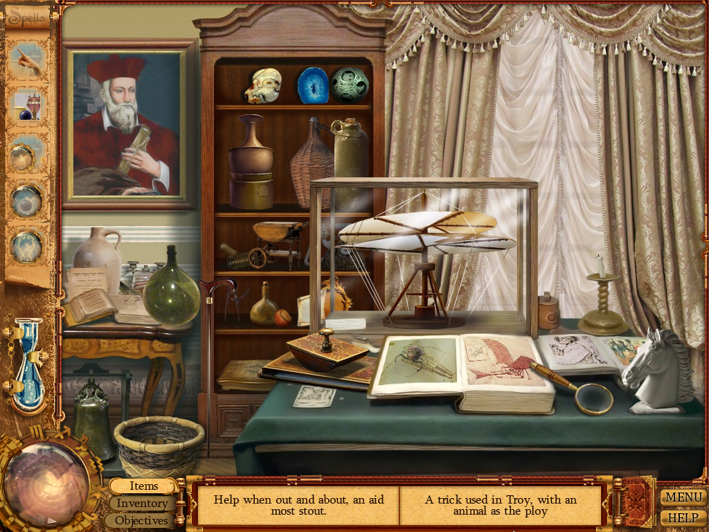 Cassandra's Journey 2: The Fifth Sun of Nostradamus (Windows) screenshot: A trick used in Troy...