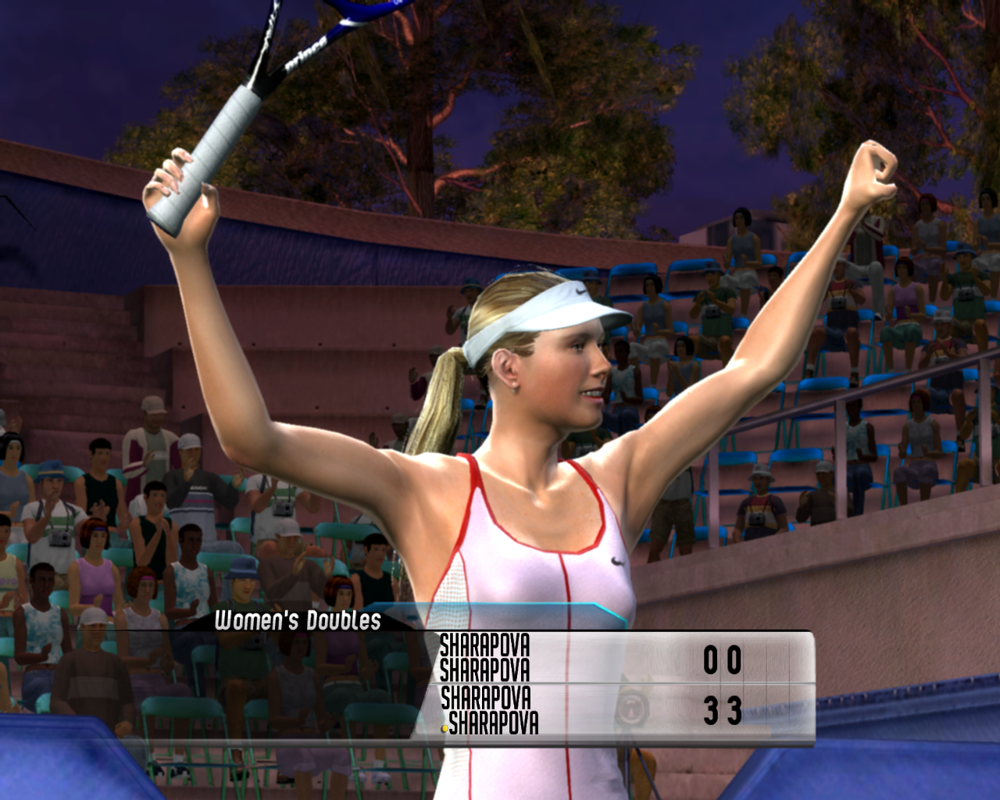 Top Spin 2 (Windows) screenshot: Happy Sharapova