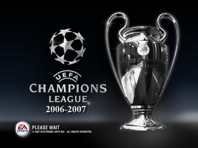 UEFA Champions League 2006-2007 (Windows) screenshot: Title screen