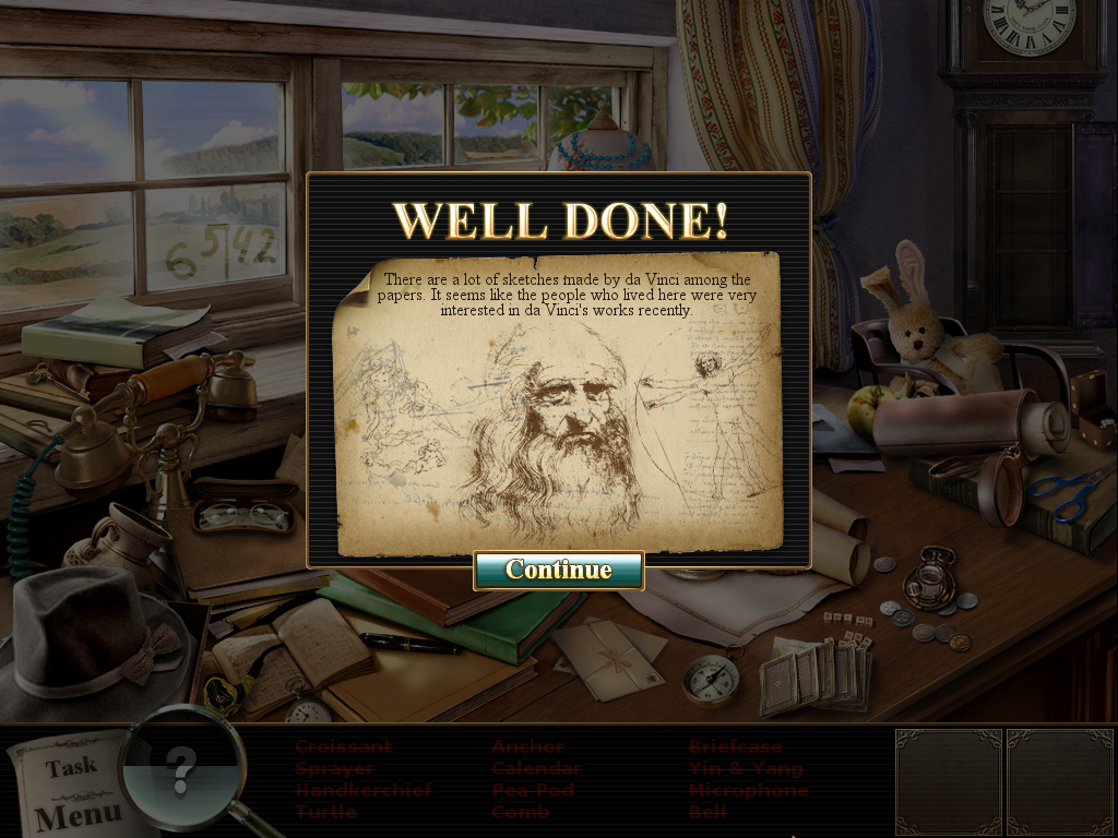 Insider Tales: Vanished in Rome (Windows) screenshot: DaVinci sketch