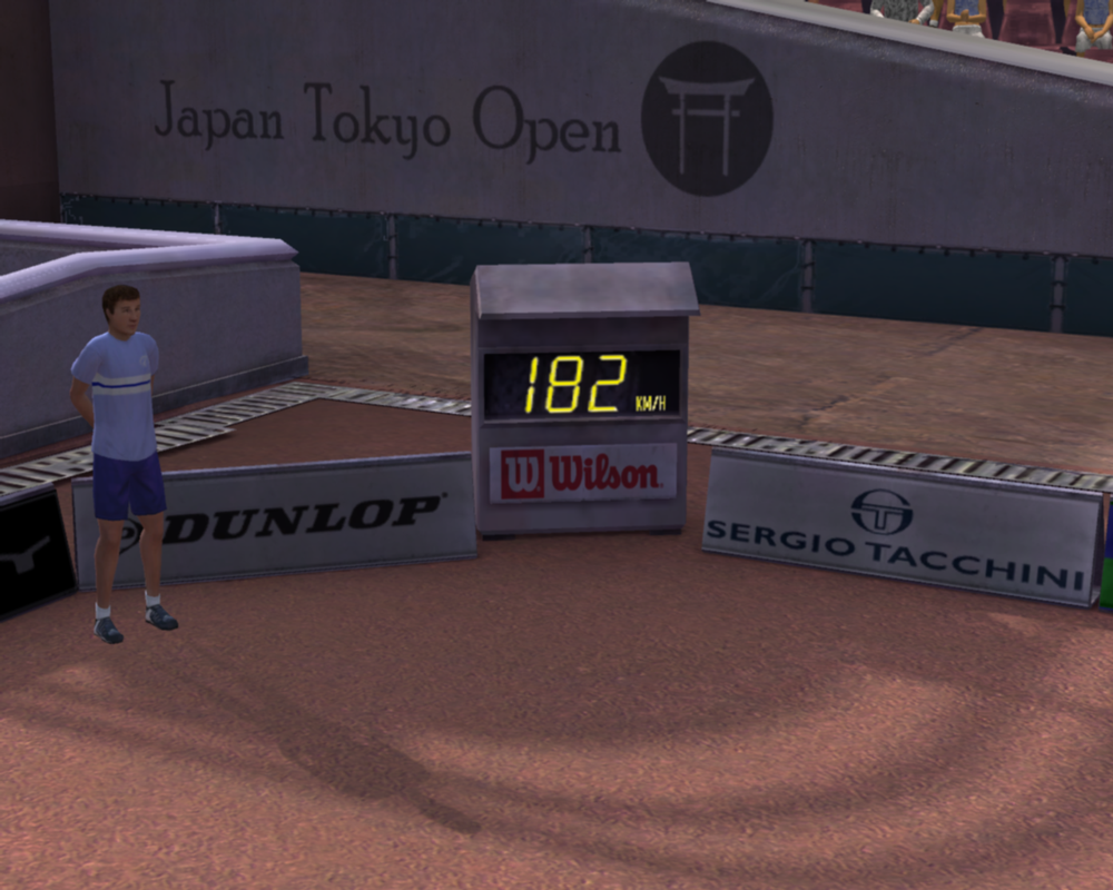 Top Spin 2 (Windows) screenshot: Ball speed meter