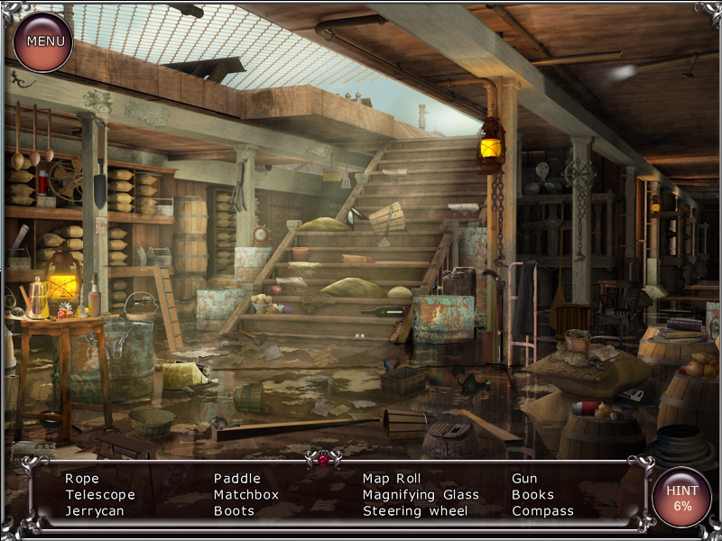 Epic Adventures: La Jangada (Windows) screenshot: Lower deck