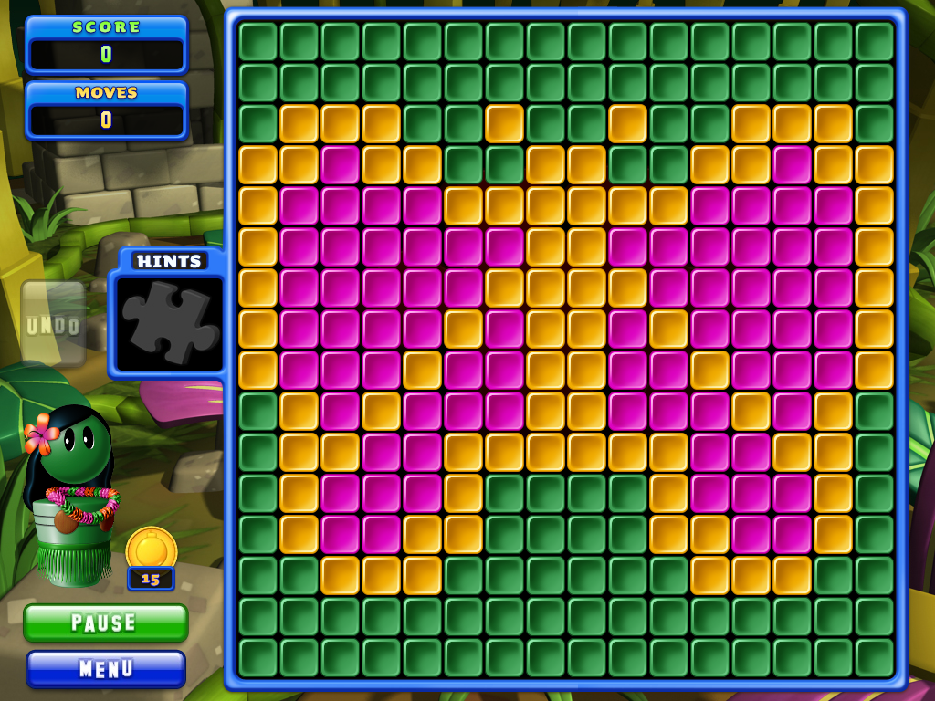 Collapse! (Windows) screenshot: Puzzle game