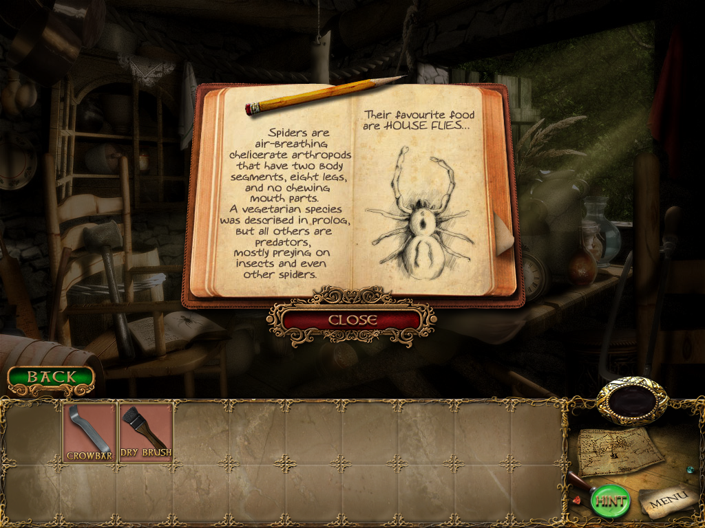 Mortimer Beckett and the Lost King (Windows) screenshot: Notebook entry