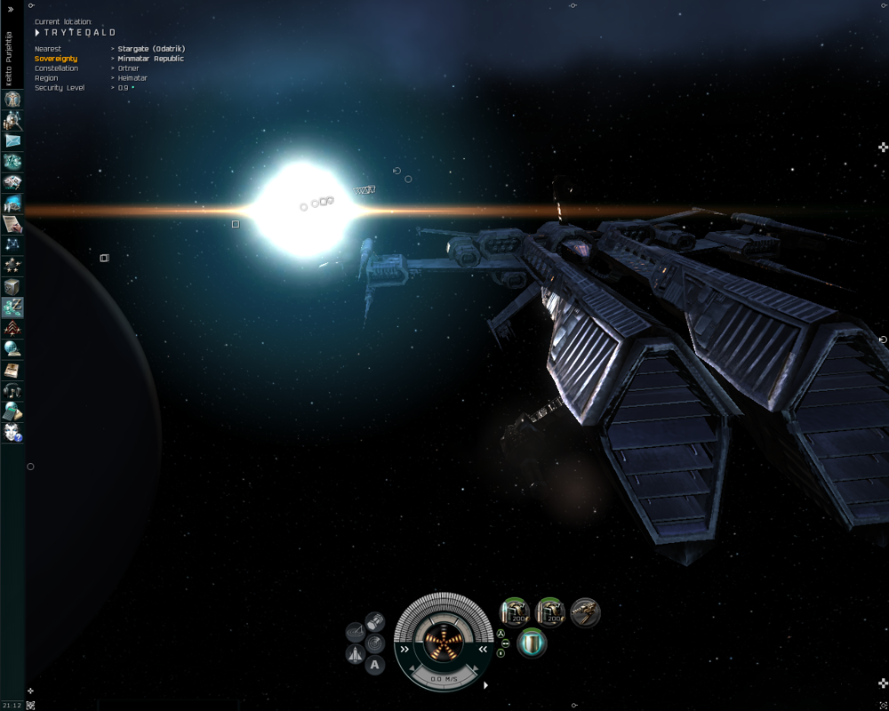 EVE Online (Windows) screenshot: Minmatar Reaper (after the 12th expansion, Dominion)