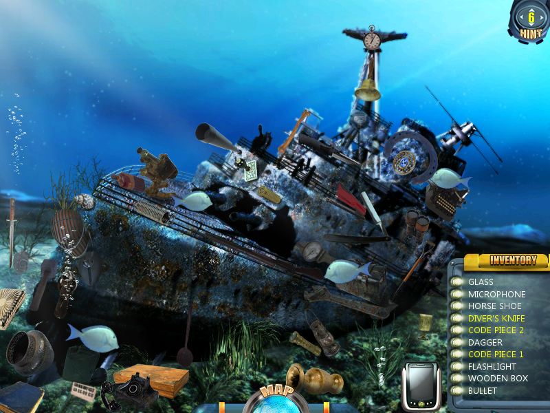 Nat Geo Adventure: Ghost Fleet (Windows) screenshot: Sunken ship