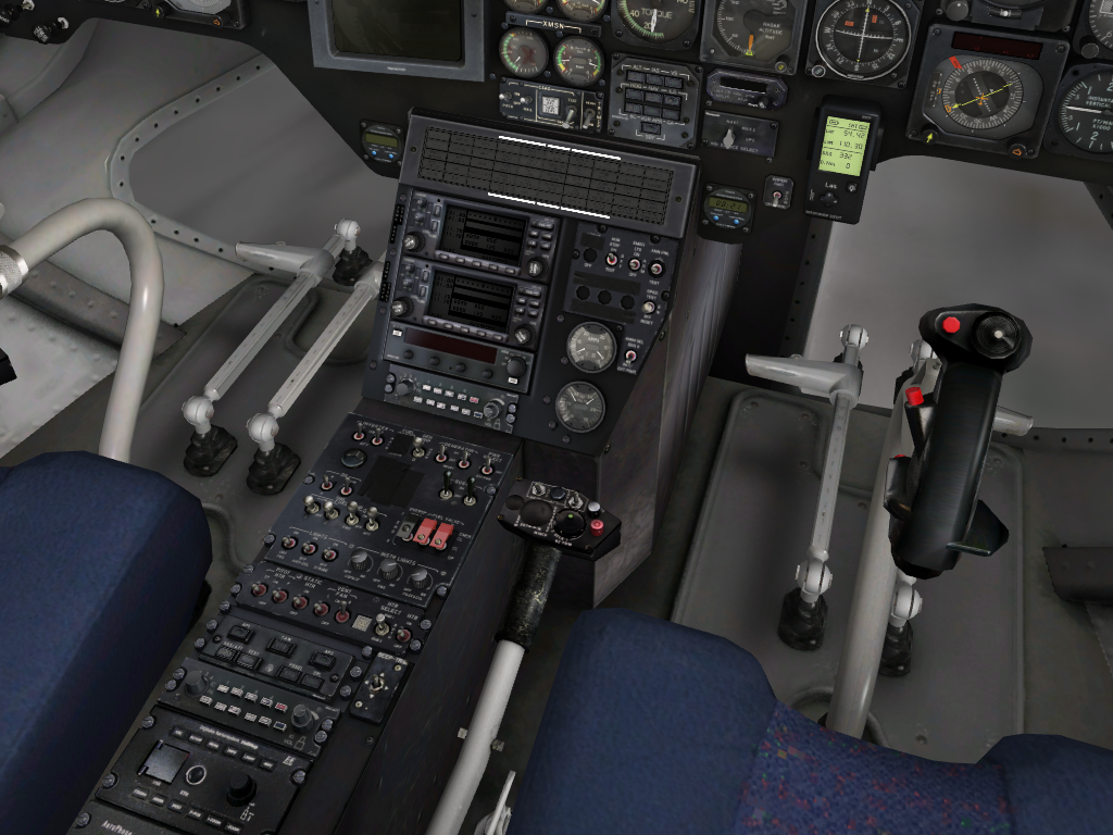 X-Plane 9 (Windows) screenshot: Eurocopter BK 117