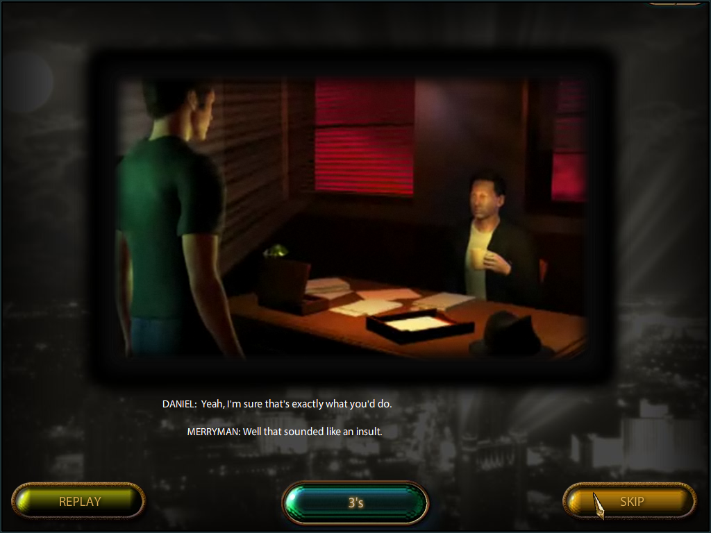 3 Cards to Dead Time (Windows) screenshot: Daniel and Merryman