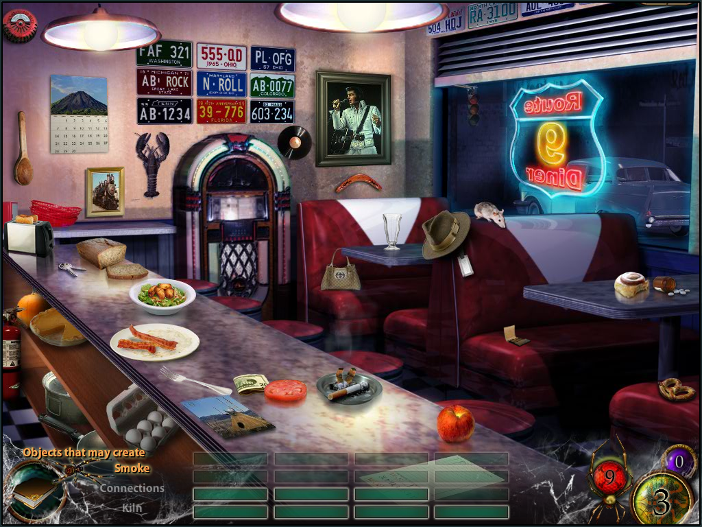 3 Cards to Dead Time (Windows) screenshot: Inside the diner
