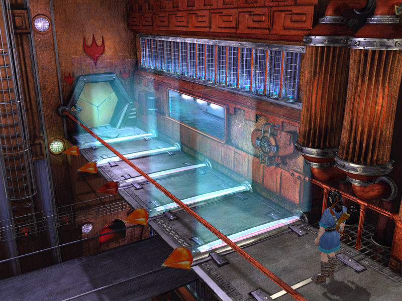 Curse of Atlantis: Thorgal's Quest (Windows) screenshot: Magic walls