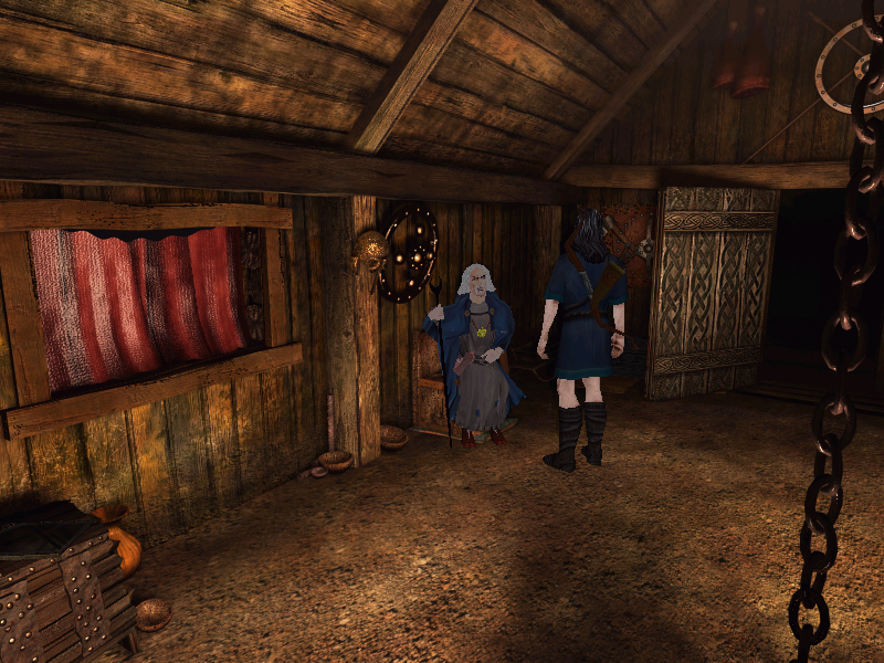 Curse of Atlantis: Thorgal's Quest (Windows) screenshot: First meeting with Noral, a magician