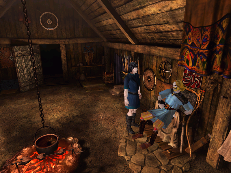 Curse of Atlantis: Thorgal's Quest (Windows) screenshot: Oldreif's home