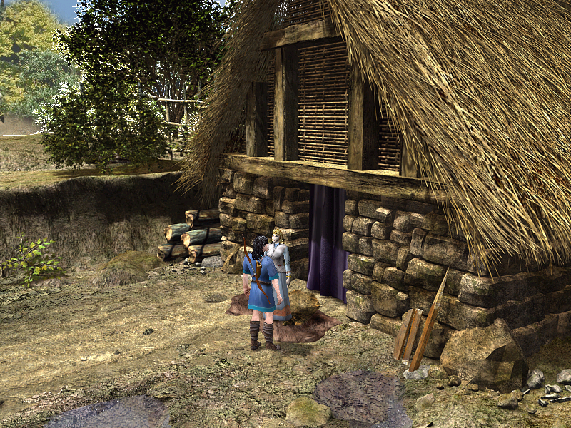 Curse of Atlantis: Thorgal's Quest (Windows) screenshot: Aaricia, Thorgal's wife