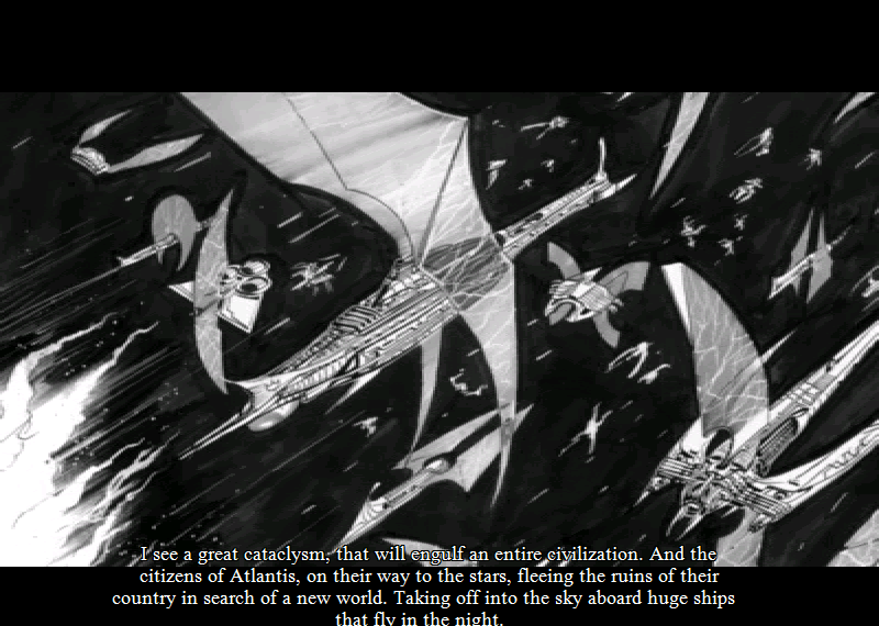 Curse of Atlantis: Thorgal's Quest (Windows) screenshot: Story about Atlantis (cutscene)