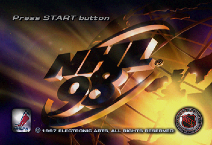 NHL 98 (SEGA Saturn) screenshot: Title