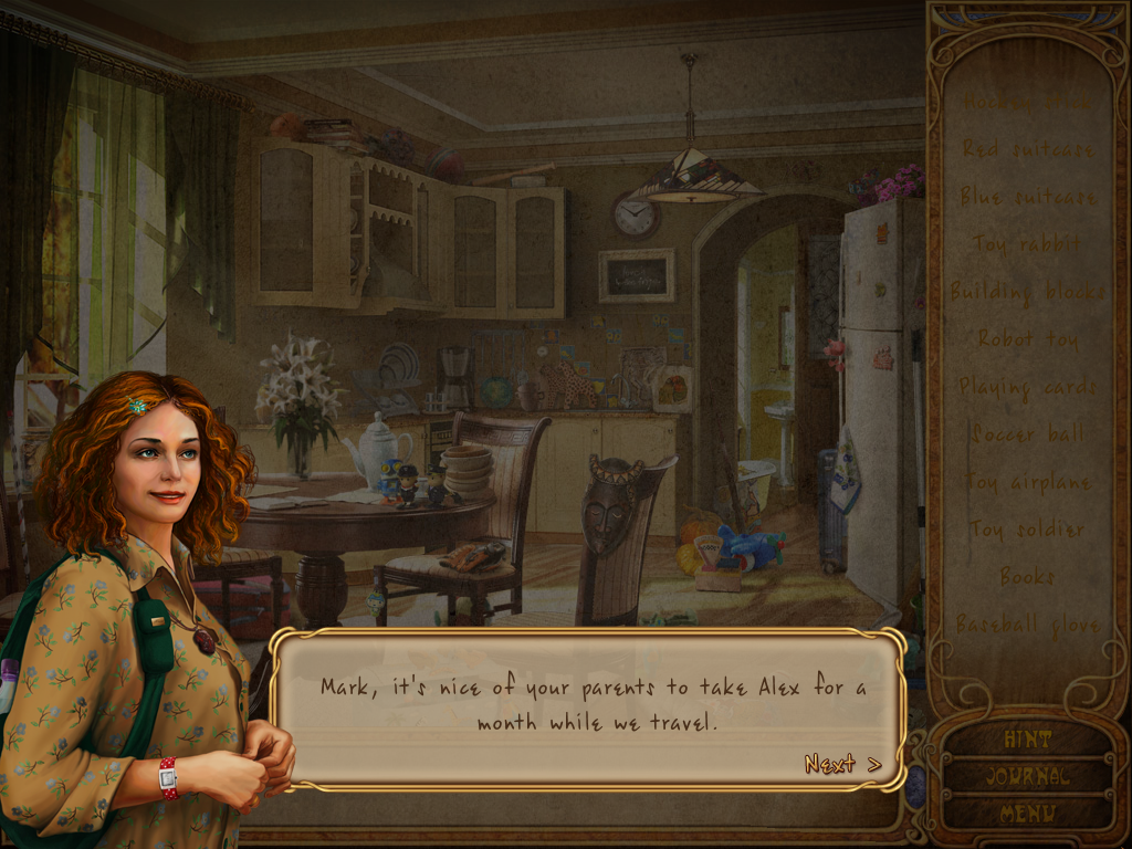 Rasputin's Curse (Windows) screenshot: Lora talking to Mark.