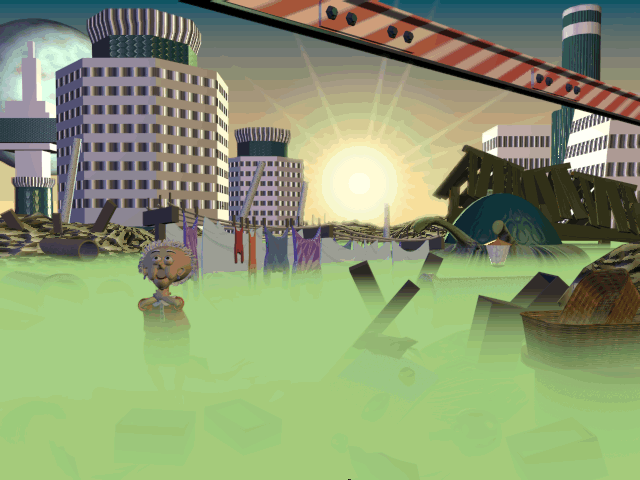 Armed & Delirious (Windows) screenshot: Polluted area