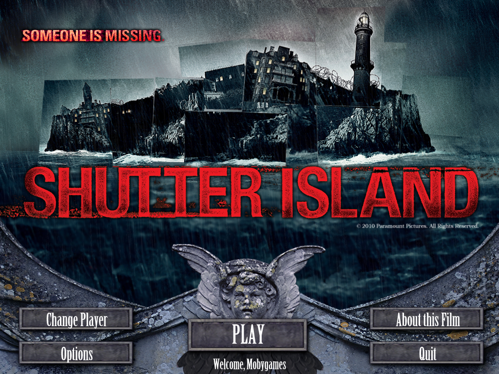 Shutter Island (Windows) screenshot: Main menu