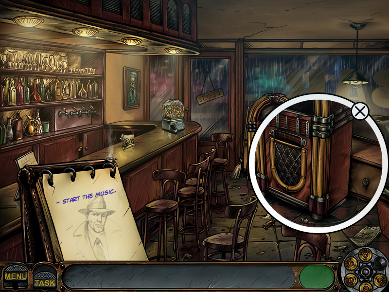 Screenshot of Nick Chase and the Deadly Diamond (Windows, 2010) MobyGames