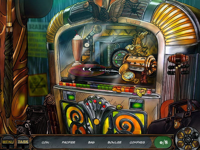 Nick Chase and the Deadly Diamond (Windows) screenshot: Jukebox