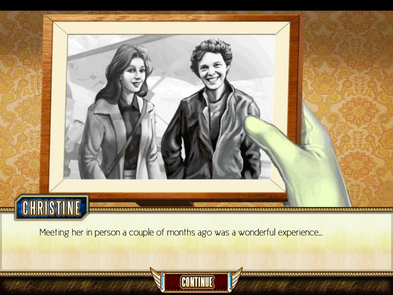The Search for Amelia Earhart (Windows) screenshot: Christine and Amelia
