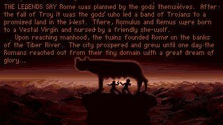 Centurion: Defender of Rome (DOS) screenshot: Opening shot 2