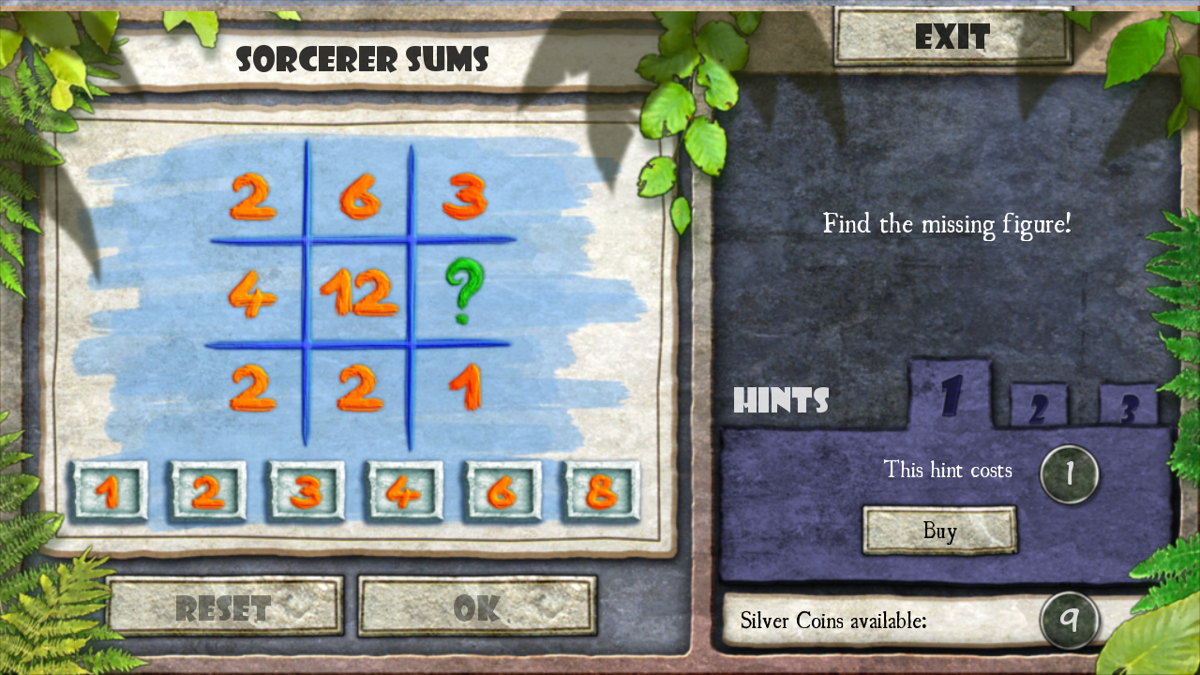 Eden's Quest: The Hunt for Akua (Windows) screenshot: Sequence puzzle
