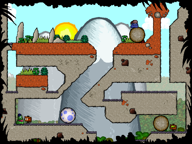 Omelette Quest (Windows) screenshot: Some are harder than they look.