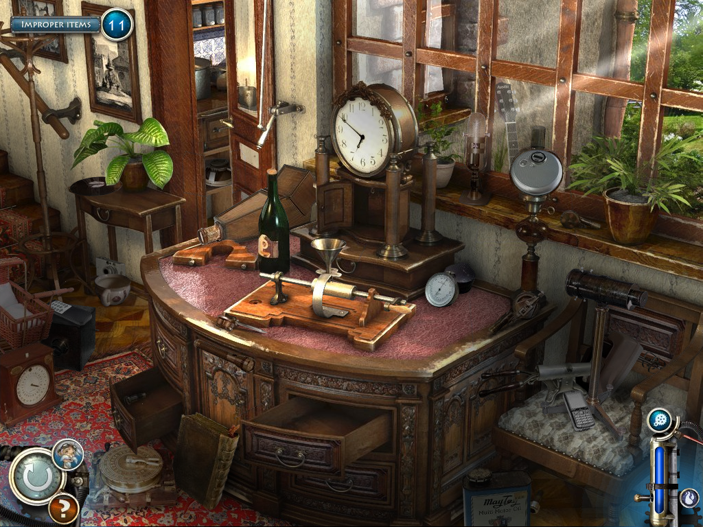 The Clumsys 2: Butterfly Effect (Windows) screenshot: The first phonograph