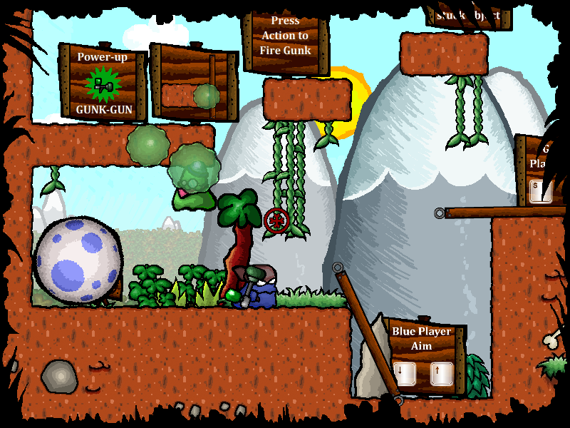 Omelette Quest (Windows) screenshot: ...or the ceiling...