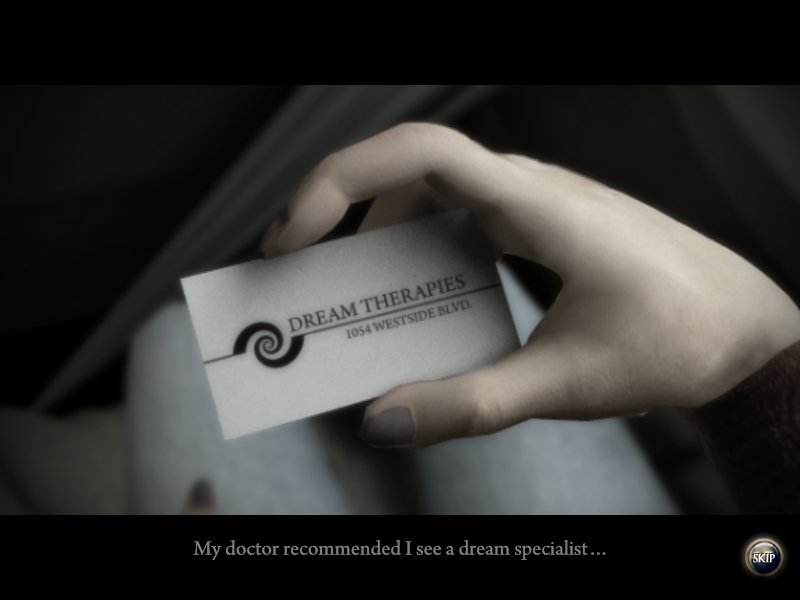 Doors of the Mind: Inner Mysteries (Windows) screenshot: Dream Therapies card