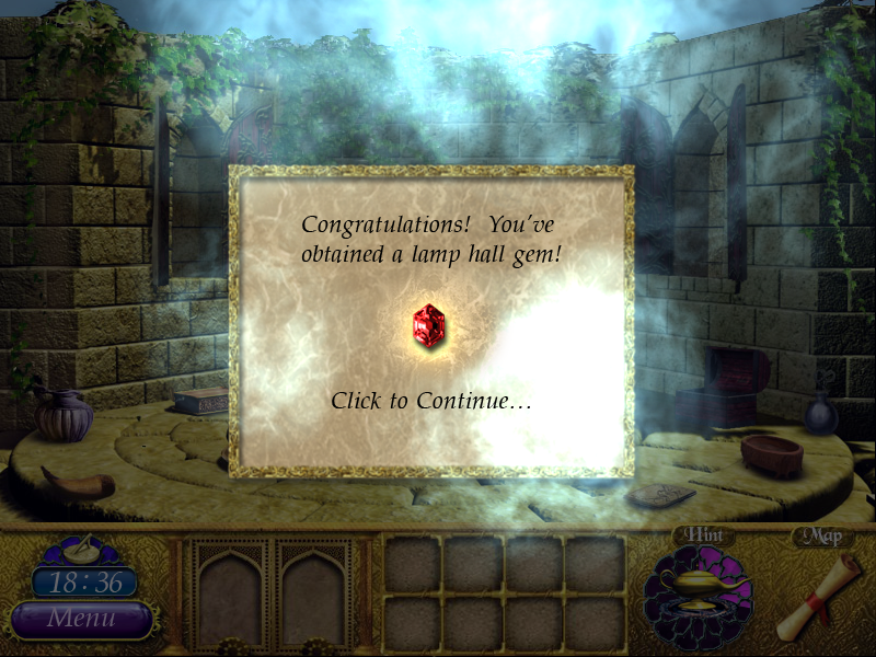 The Sultan's Labyrinth: A Royal Sacrifice (Windows) screenshot: Lamp gem