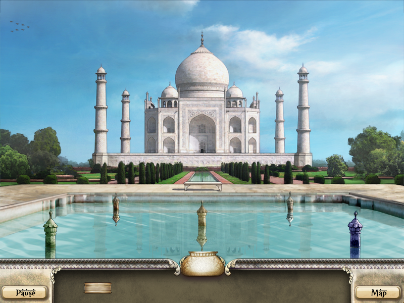 Romancing the Seven Wonders: Taj Mahal (Windows) screenshot: Celestial Pool