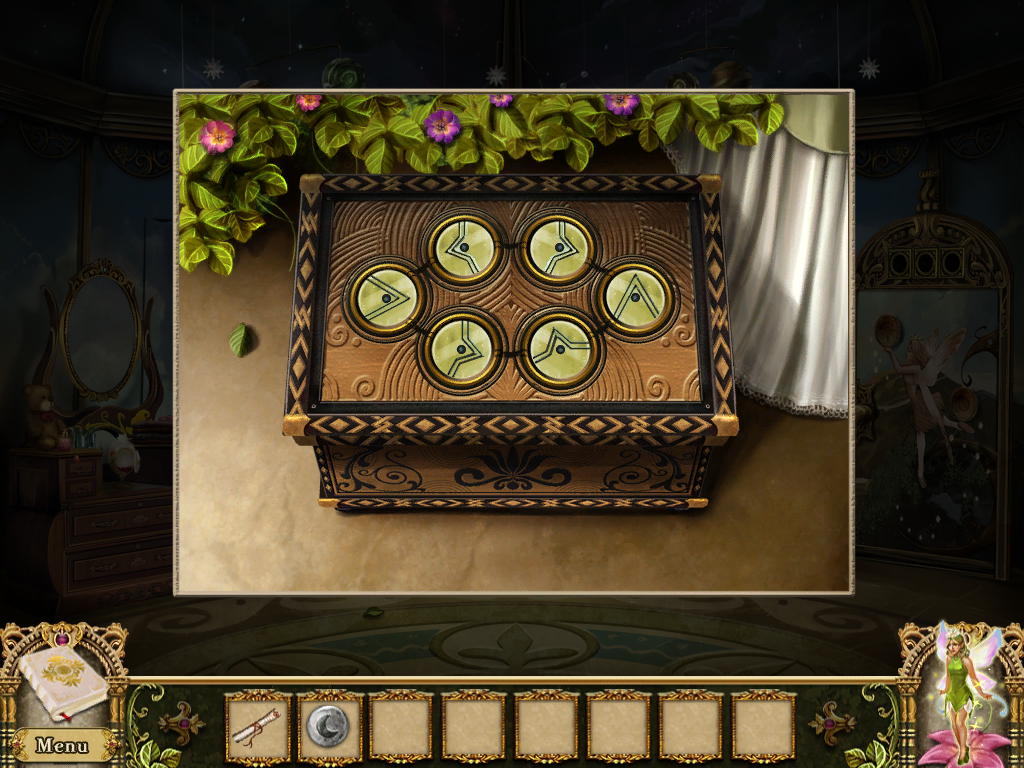Awakening: The Dreamless Castle (Windows) screenshot: Box puzzle